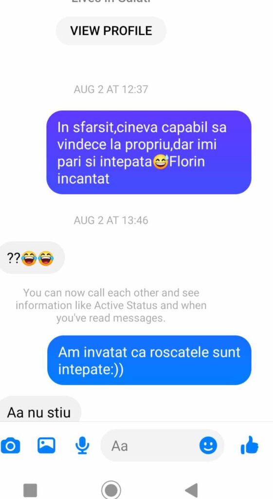 Exemple de abordări pe Facebook 2